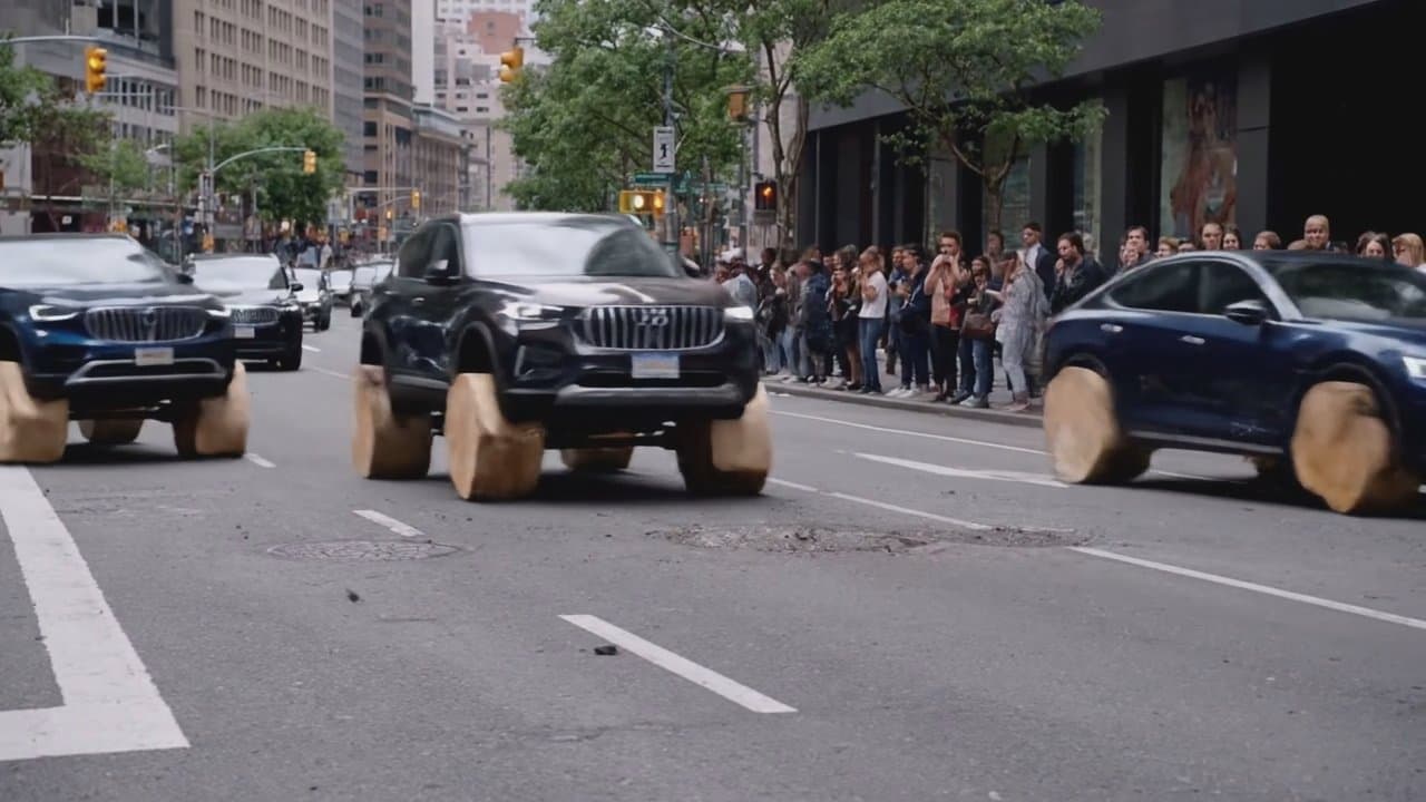 Cars with squared wheels